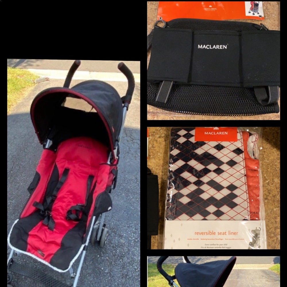 Maclaren stroller w/ New accessories